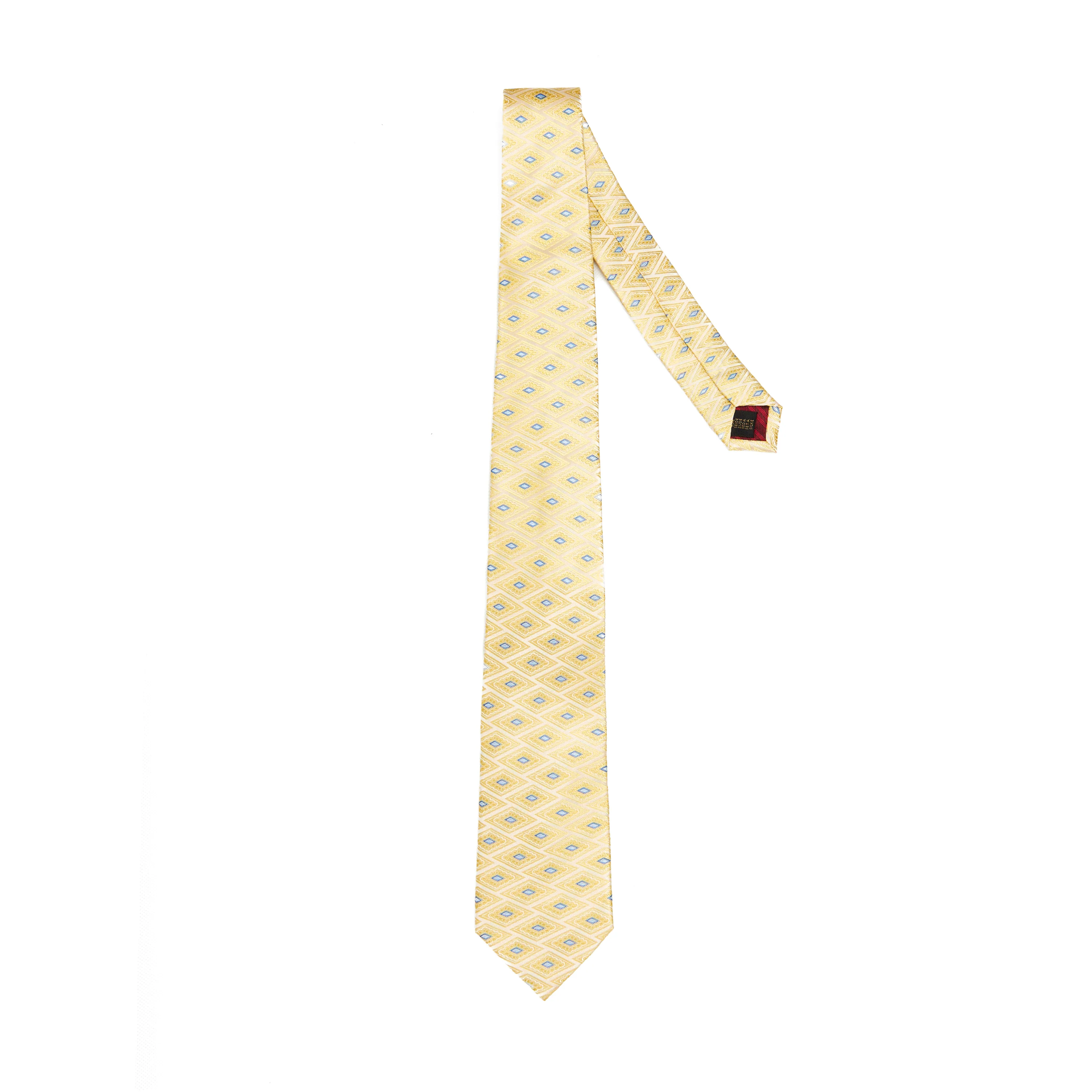Lupo Bianco Oro Geometrico Tie - Image 2