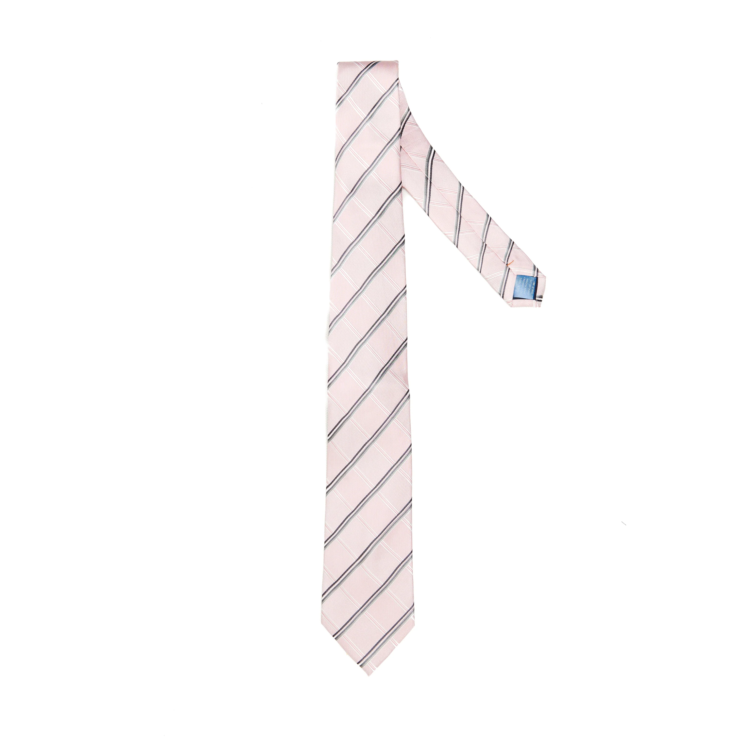 Lupo Bianco Rosa Diagonale Tie - Image 2